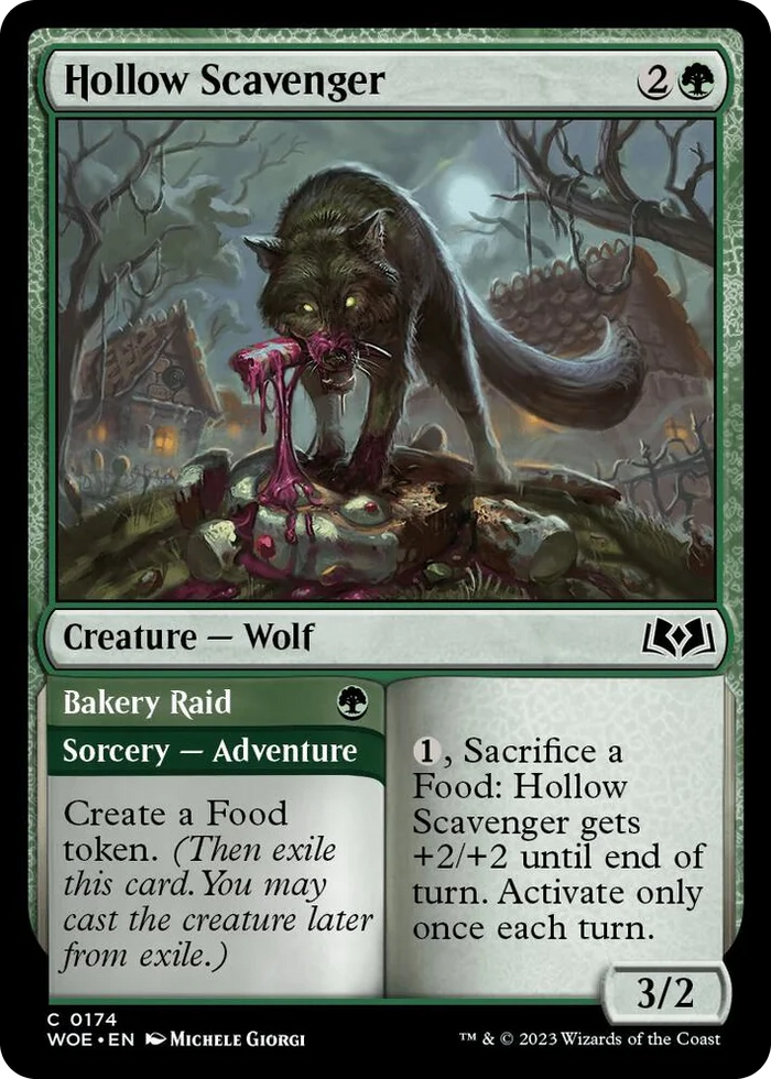 0174 Hollow Scavenger C Wilds of Eldraine