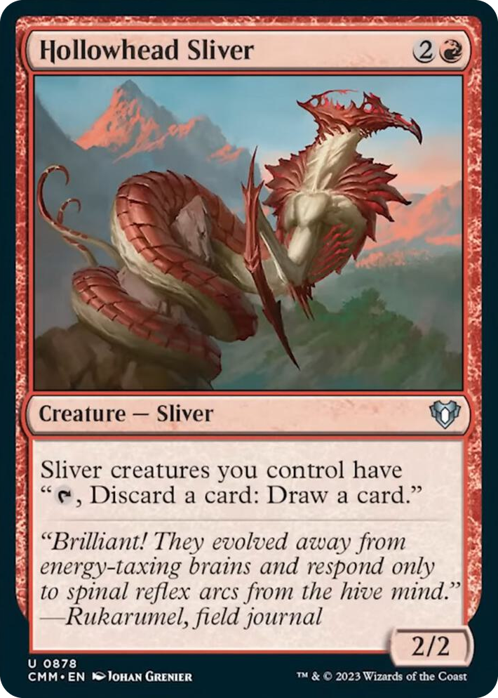 0878 Hollowhead Sliver U Commander Masters