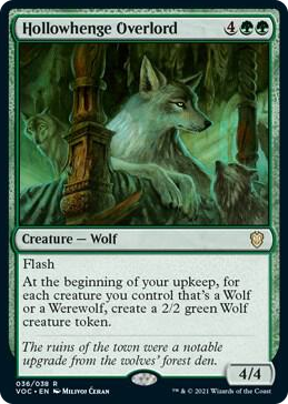 0036 Hollowhenge Overlord R Commander: Innistrad: Crimson Vow