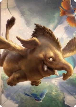 0018 Hollyphant Art Card S Art Series: Commander Legends: Battle for Baldur's Gate