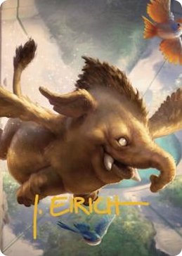 0018 Hollyphant Art Card (Gold-Stamped Signature) S Art Series: Commander Legends: Battle for Baldur's Gate