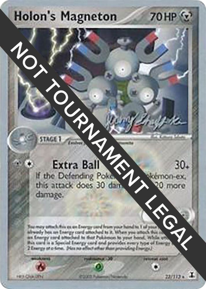 0022 Holon's Magneton - 2007 (Jeremy Scharff-Kim) Rare World Championship Decks