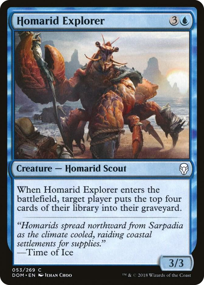 0053 Homarid Explorer C Dominaria