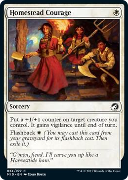 0024 Homestead Courage C Innistrad: Midnight Hunt