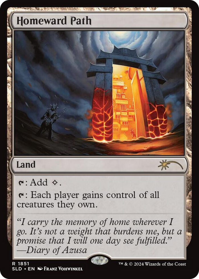 Homeward Path (1851) #1851 R - Secret Lair Drop Series Pokemon card