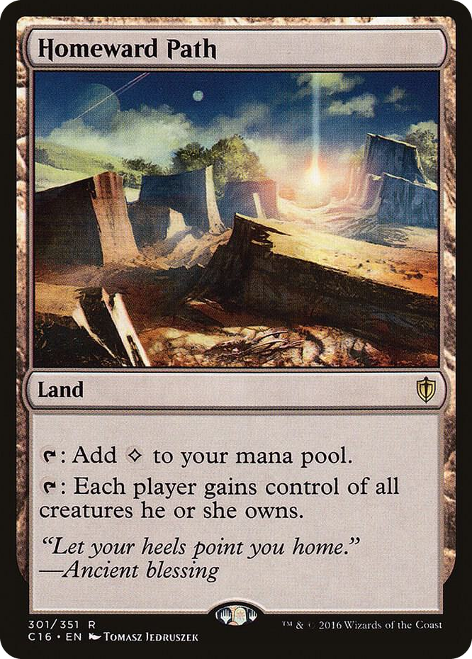 Homeward Path #301 R - Commander 2016 Pokemon card