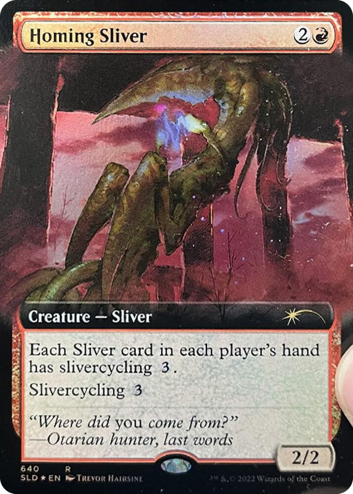 Homing Sliver (Extended Art) #640 R - Secret Lair Drop Series Pokemon card