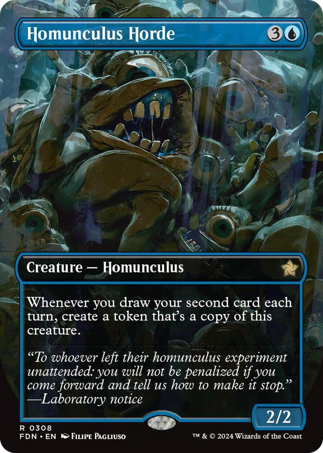 0308 Homunculus Horde (Borderless) R Foundations