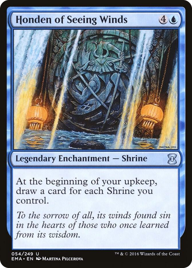 Honden of Seeing Winds #54 U - Eternal Masters Pokemon card