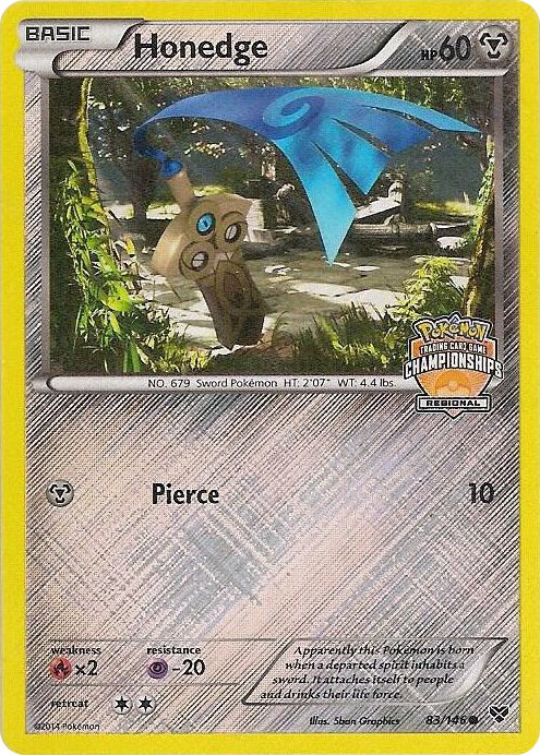 0083 Honedge - 83/146 (Regional Championships) Promo League & Championship Cards