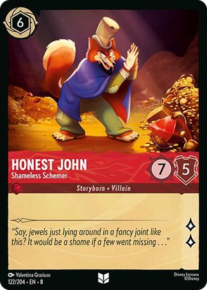 0122 Honest John - Shameless Schemer Uncommon Reign of Jafar