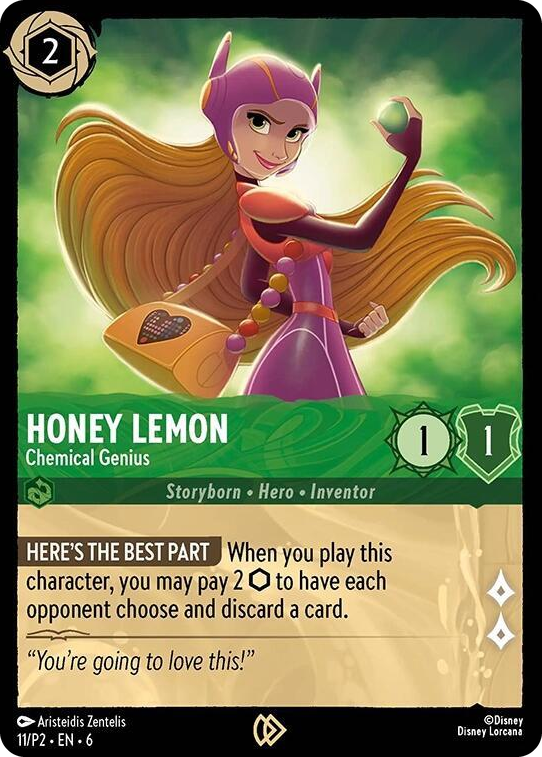0011 Honey Lemon - Chemical Genius Promo Disney Lorcana Promo Cards