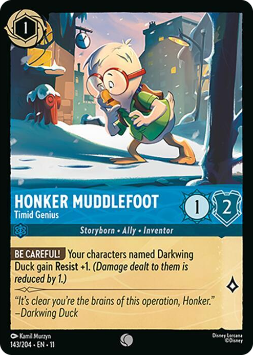 0143 Honker Muddlefoot - Timid Genius Common Winterspell
