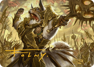 0023 Honored Dreyleader Art Card (Gold-Stamped Signature) S Art Series: Bloomburrow