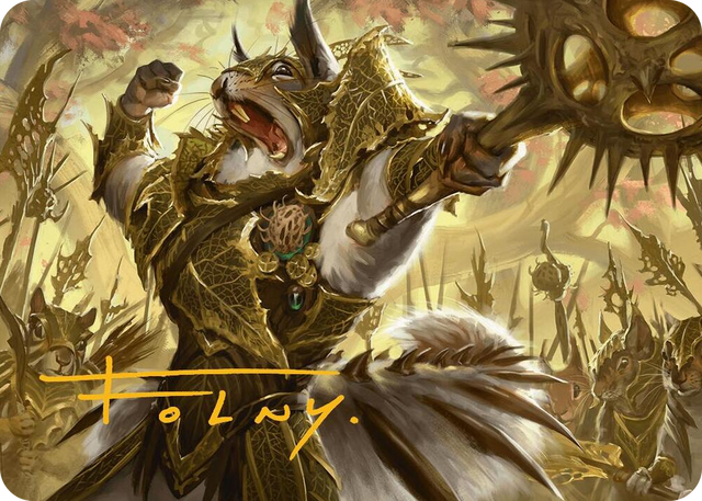 0023 Honored Dreyleader Art Card (Gold-Stamped Signature) S Art Series: Bloomburrow