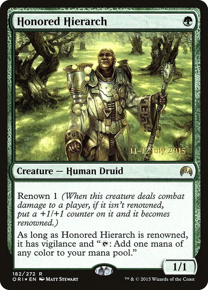 Honored Hierarch #182 R - Prerelease Cards Pokemon card
