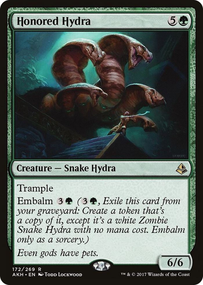 Honored Hydra #172 R - Amonkhet Pokemon card