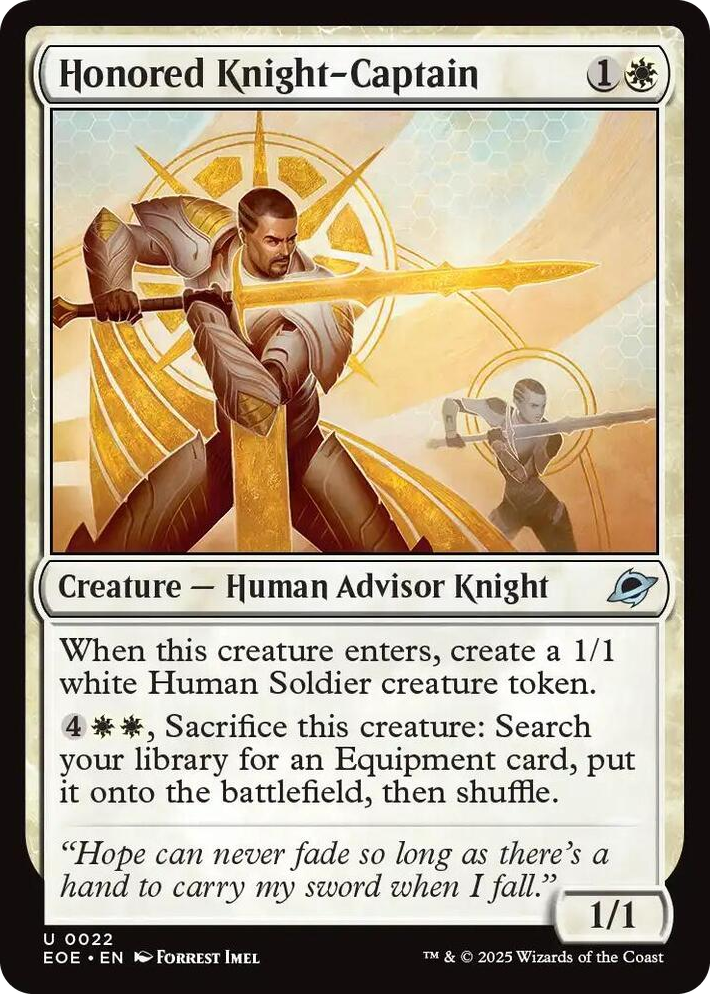 0022 Honored Knight-Captain U Edge of Eternities