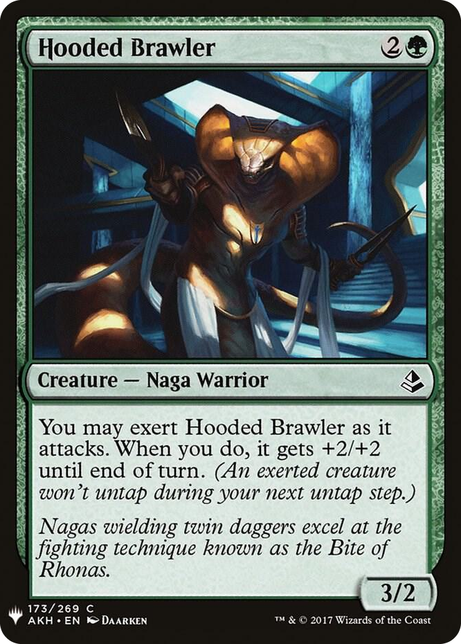 Hooded Brawler #173 C - The List Reprints Pokemon card
