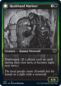 Hookhand Mariner #470 C - Innistrad: Double Feature Pokemon card