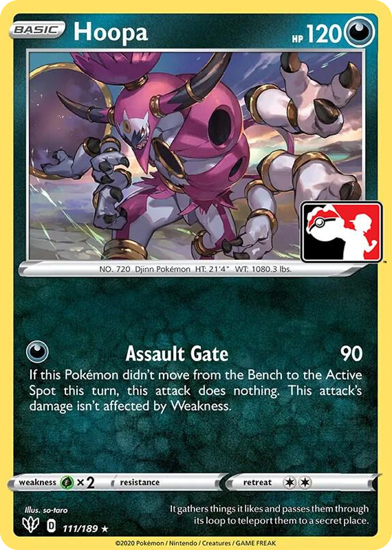 0111 Hoopa Rare Prize Pack Series Cards