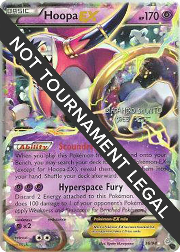 0036 Hoopa EX - 2016 (Shunto Sadahiro) Ultra Rare World Championship Decks