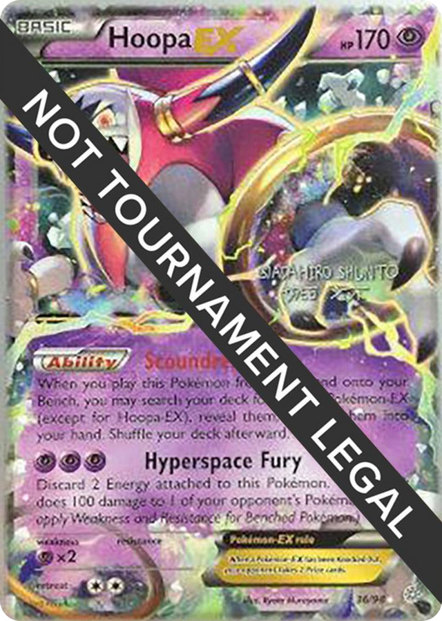 0036 Hoopa EX - 2016 (Shunto Sadahiro) Ultra Rare World Championship Decks