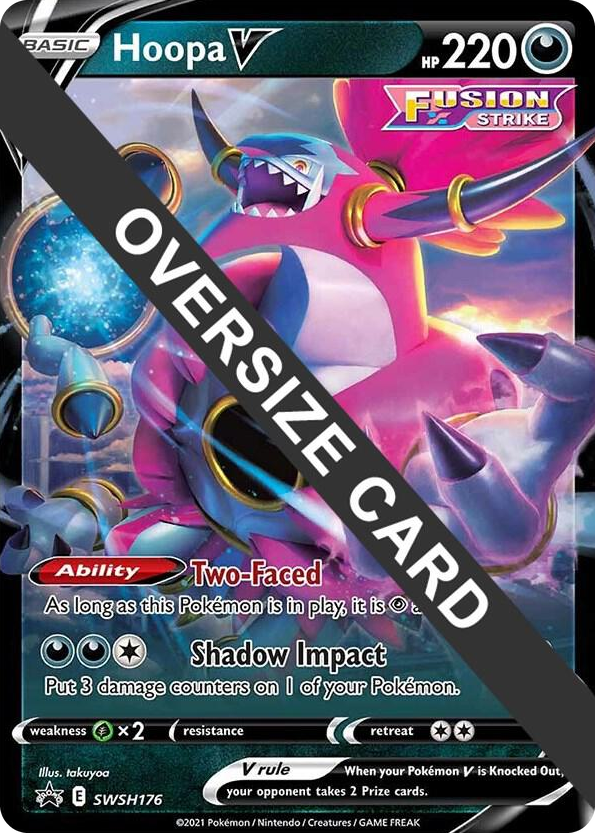 0176 Hoopa V - SWSH176 Promo Jumbo Cards