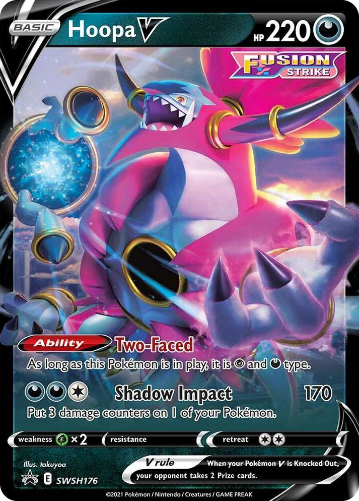 0176 Hoopa V - SWSH176 Promo Sword & Shield Promo Cards