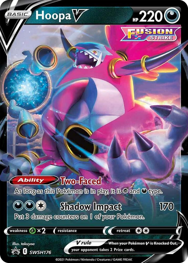 0176 Hoopa V - SWSH176 Promo Sword & Shield Promo Cards