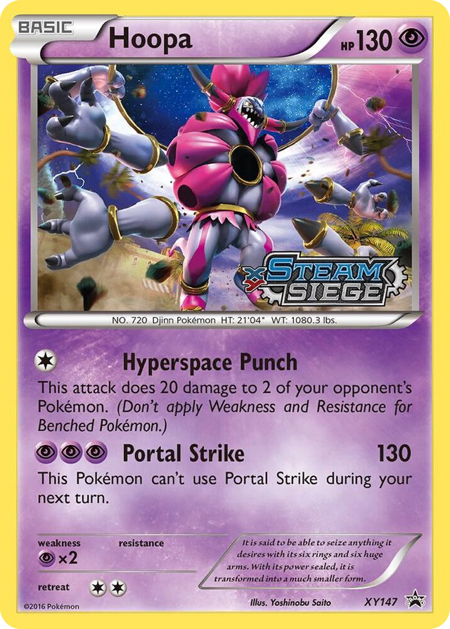 XY147 Hoopa (XY Steam Siege Prerelease) Promo XY Promos