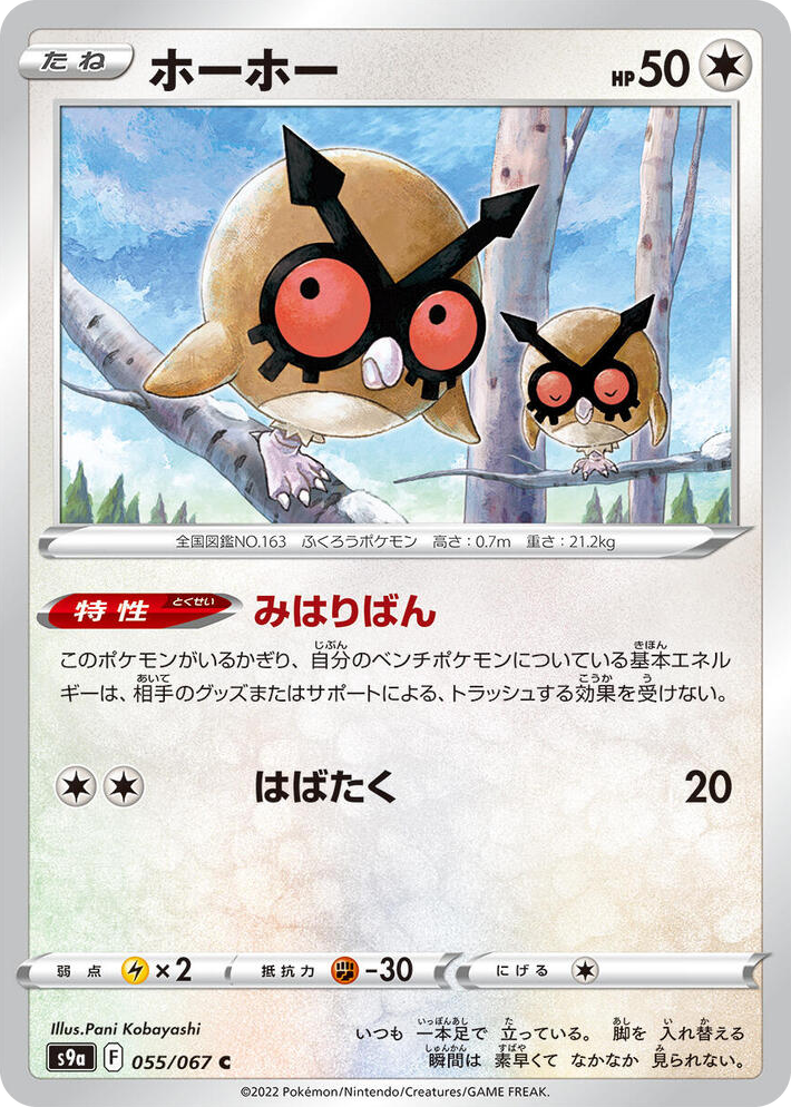 0055 Hoothoot Common Battle Region