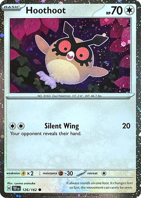 0126 Hoothoot - 126 (Cosmos Holo) Promo Miscellaneous Cards & Products