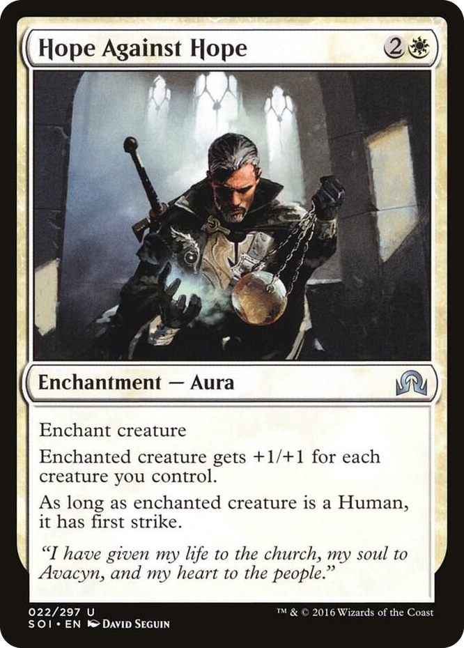 Hope Against Hope #22 U - Shadows over Innistrad Pokemon card