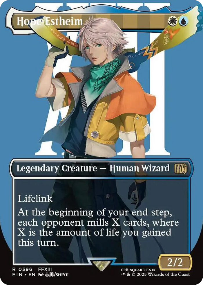 Hope Estheim (Borderless) #396 R - FINAL FANTASY Pokemon card