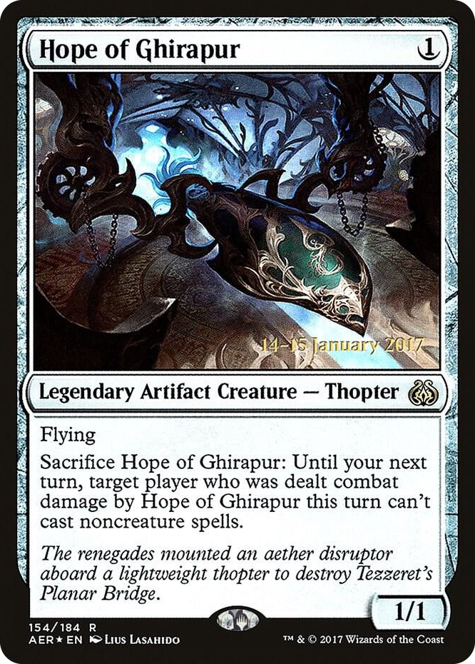 0154 Hope of Ghirapur R Prerelease Cards