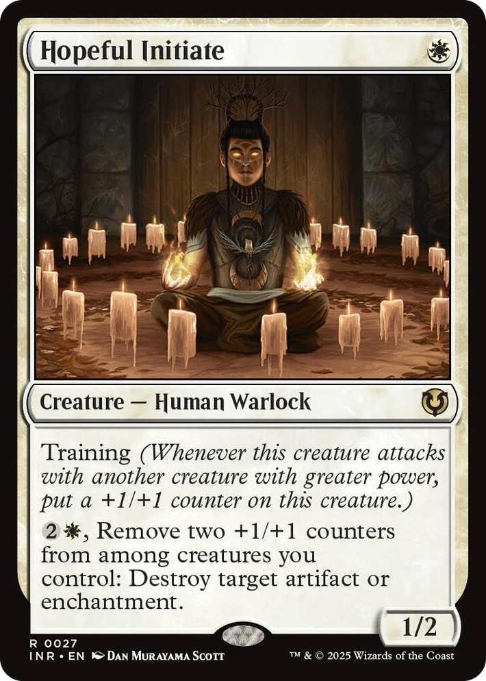 0027 Hopeful Initiate R Innistrad Remastered