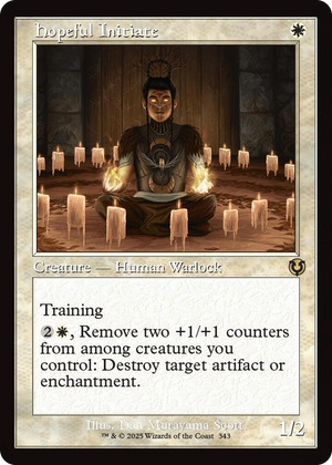 0343 Hopeful Initiate (Retro Frame) R Innistrad Remastered