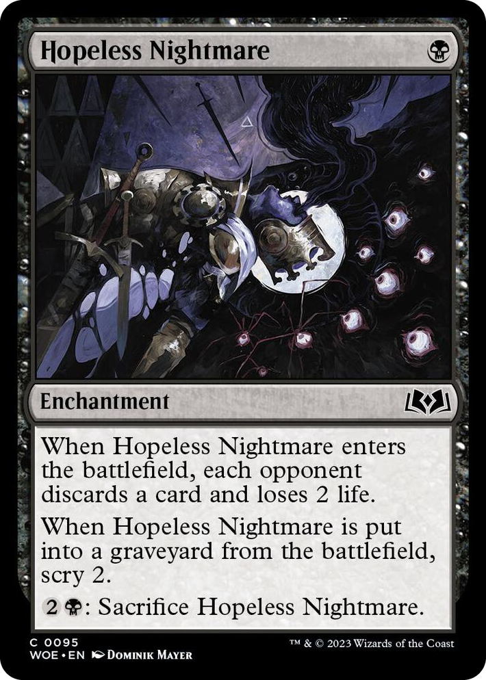 0095 Hopeless Nightmare C Wilds of Eldraine