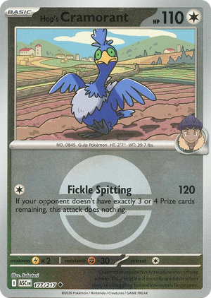 0177 Hop's Cramorant (Poke Ball) Uncommon Ascended Heroes