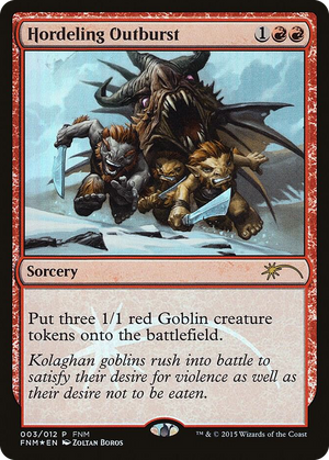 0003 Hordeling Outburst P FNM Promos