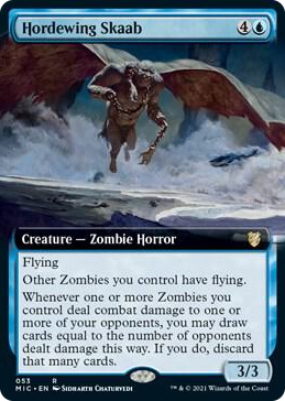 0053 Hordewing Skaab (Extended Art) R Commander: Innistrad: Midnight Hunt