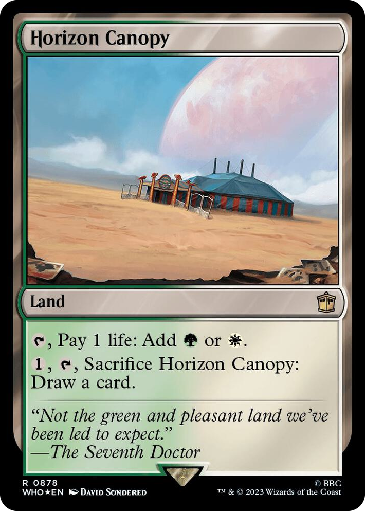 0878 Horizon Canopy (Surge Foil) R Universes Beyond: Doctor Who