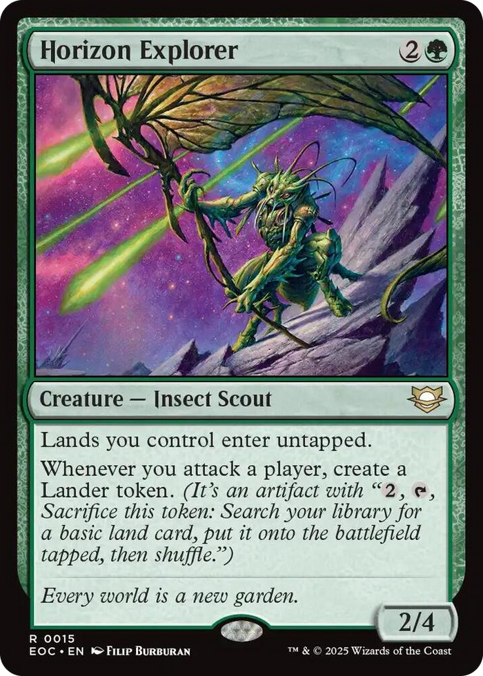 Horizon Explorer #15 R - Commander: Edge of Eternities Pokemon card