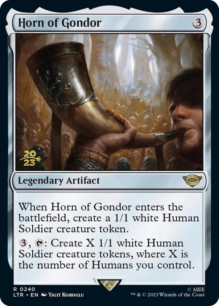 0240 Horn of Gondor R Prerelease Cards
