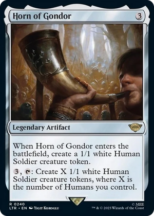 0240 Horn of Gondor R Universes Beyond: The Lord of the Rings: Tales of Middle-earth