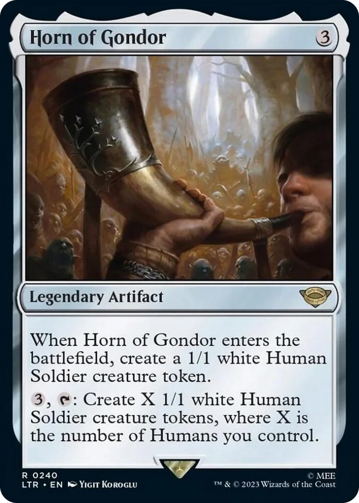 0240 Horn of Gondor R Universes Beyond: The Lord of the Rings: Tales of Middle-earth