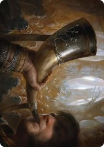 0029 Horn of Gondor Art Card S Art Series: Universes Beyond: The Lord of the Rings: Tales of Middle-earth