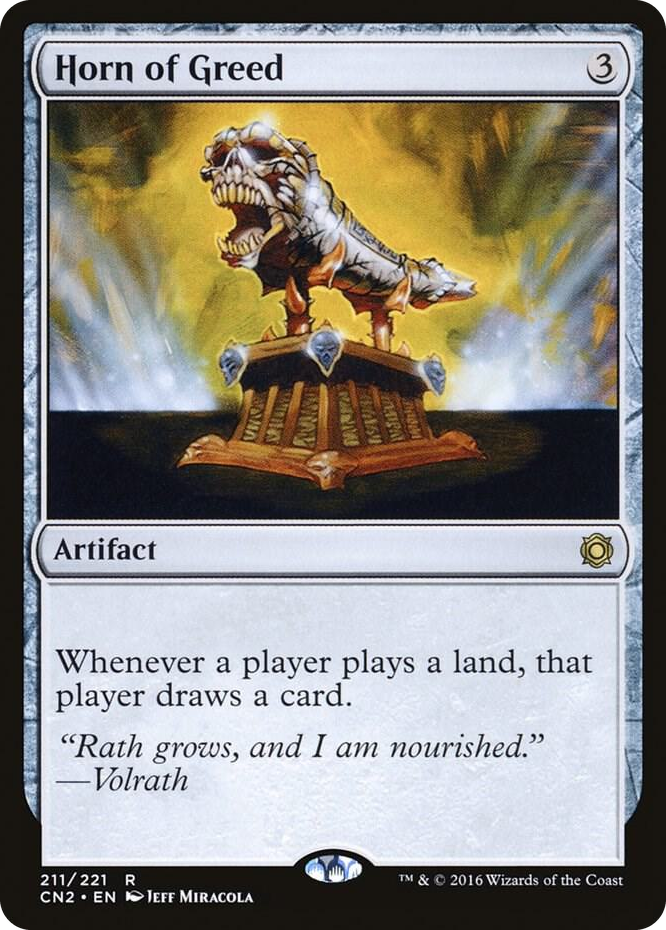 Horn of Greed #211 R - Conspiracy: Take the Crown Pokemon card