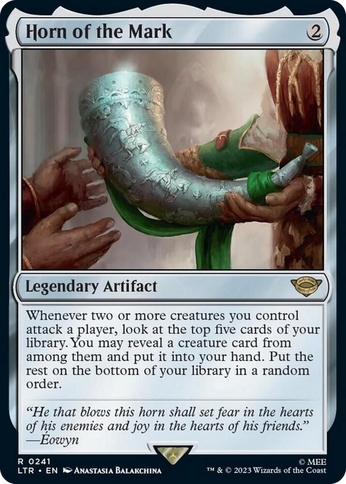 Horn of the Mark #241 R - Universes Beyond: The Lord of the Rings: Tales of Middle-earth Pokemon card